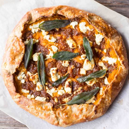 Brown Butter Pumpkin Galette