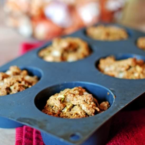 Savoury Buckwheat Muffins