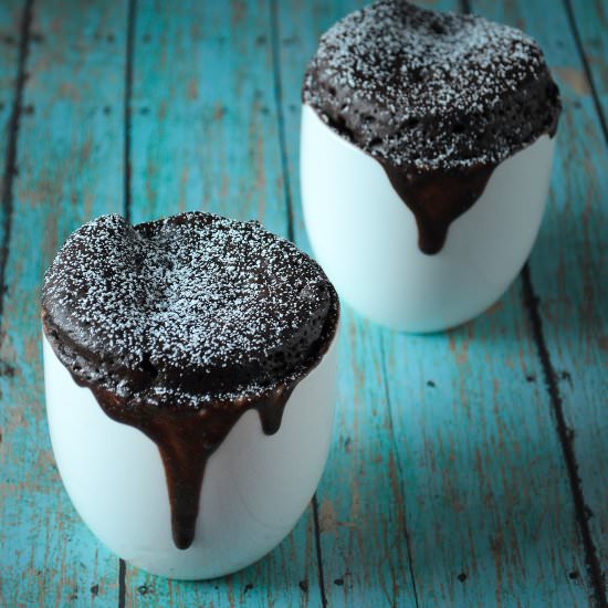 Nutella Mug cake in 2 mins