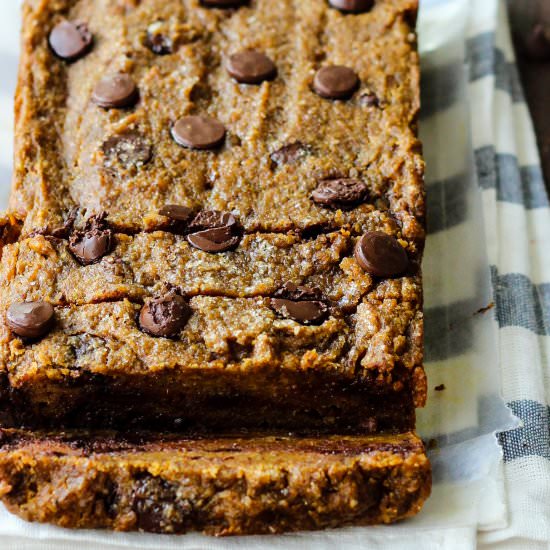 Healthy Chocolate Pumpkin Bread