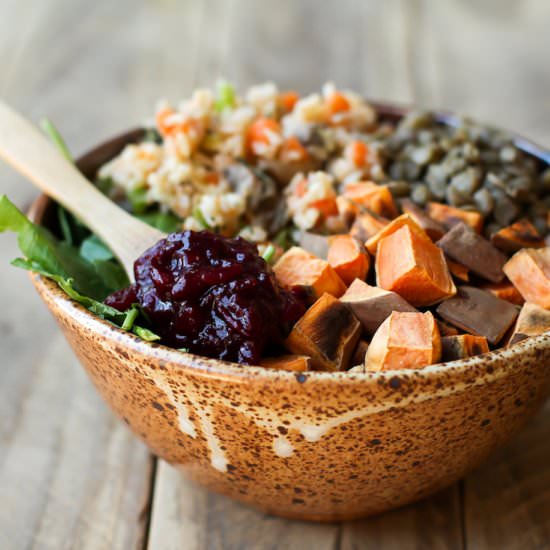 Vegan Thanksgiving Power Bowl