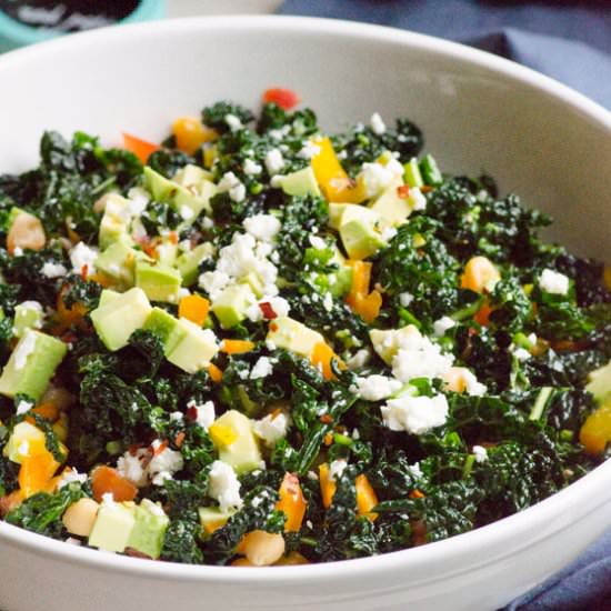 Mediterranean Kale Salad