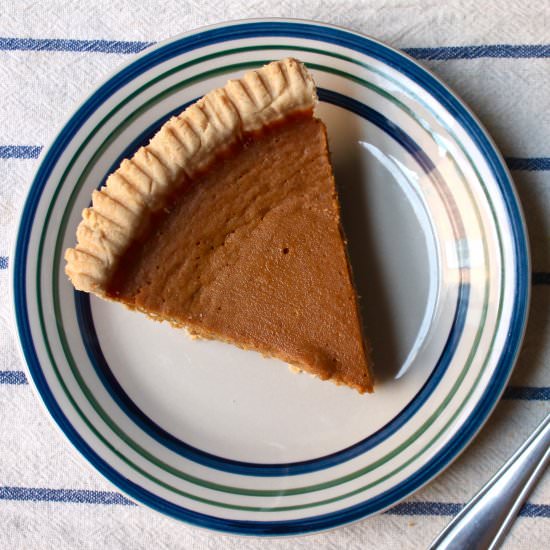 Pumpkin Butterscotch Pie