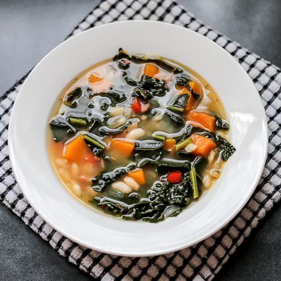 Kale, White Bean, and Squash Soup