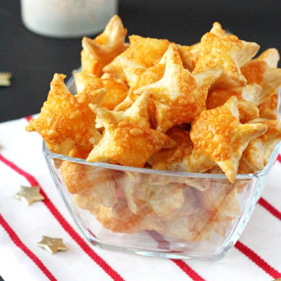 Cheese Puff Pastry Stars