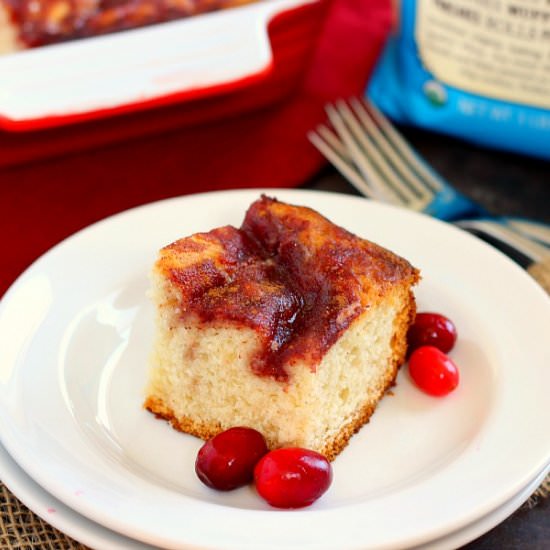 Cranberry Swirl Coffee Cake