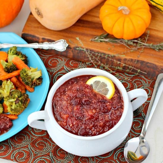 Spicy Pineapple & Cranberry Chutney