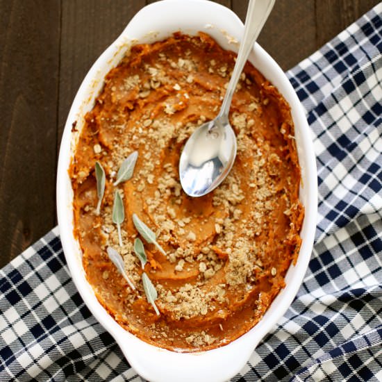 Maple Whipped Sweet Potatoes