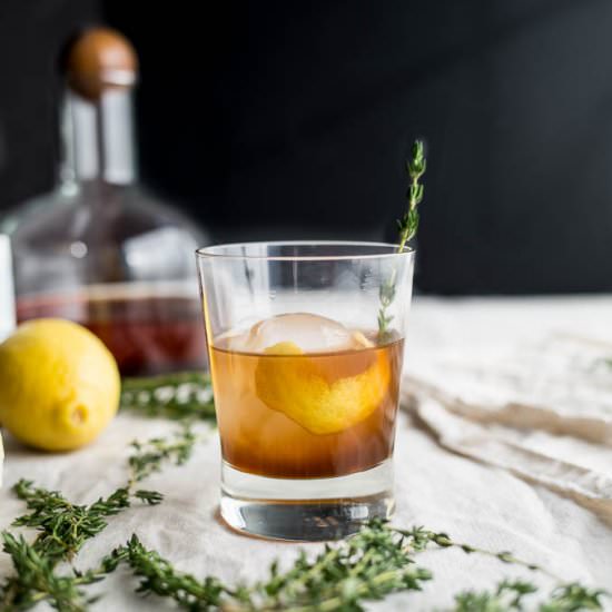 Bourbon Thyme Cocktail