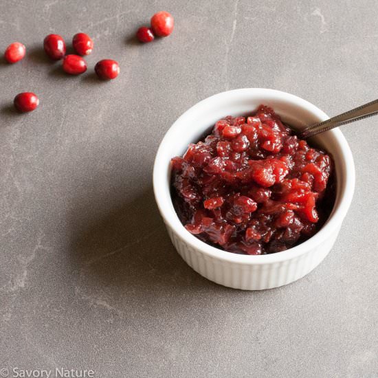 Cranberry Apple Chutney