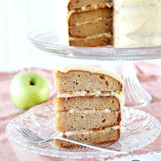 GF Ginger Cake with Caramel Apples