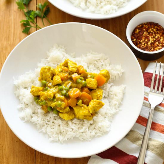 One Pot Indian Chicken Curry