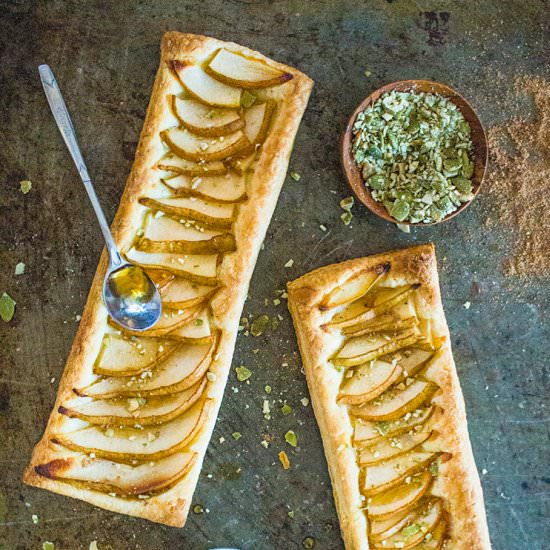 Chai Spiced Pear Tarts