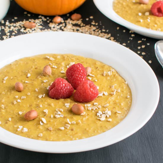 Peanut Butter Pumpkin Oatmeal