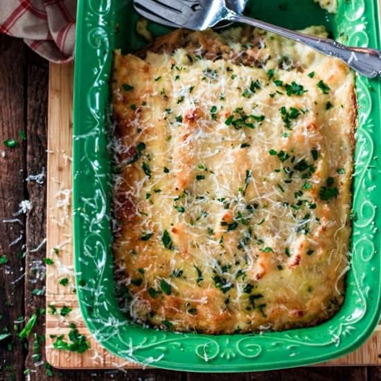 Turkey & Mashed Potatoes Casserole