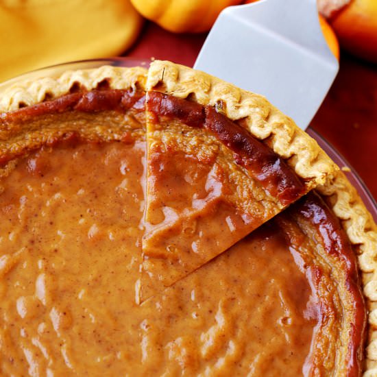 Lightened-Up Pumpkin Pie