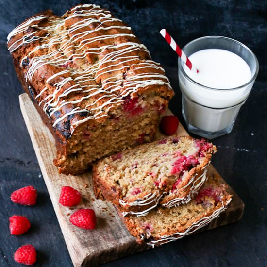 Raspberry and White Chocolate Loaf