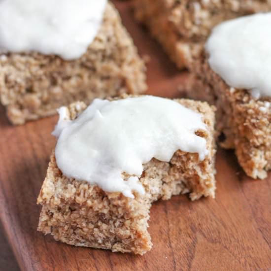 Healthy Banana Bread Bars
