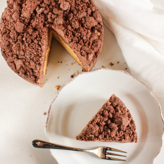 Vanilla Chocolate Crumb Cake