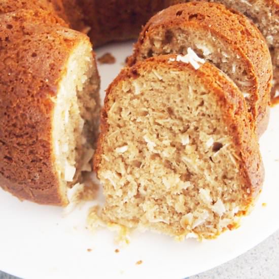 Gingerbread Coconut Bundt Cake