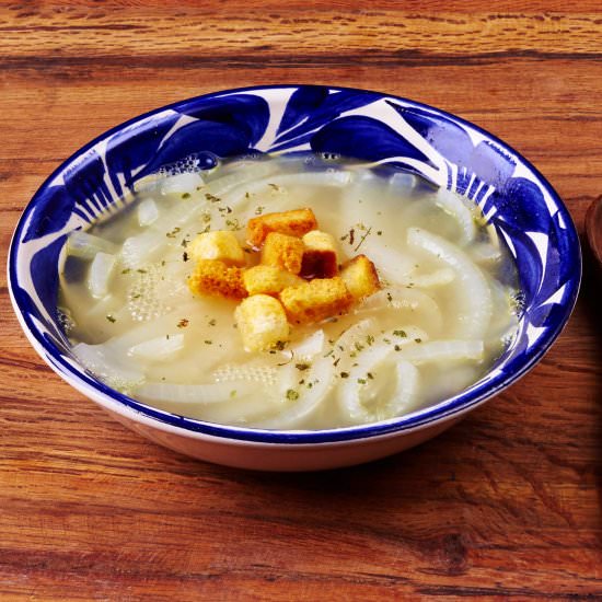 Homestyle Mexican Onion Soup