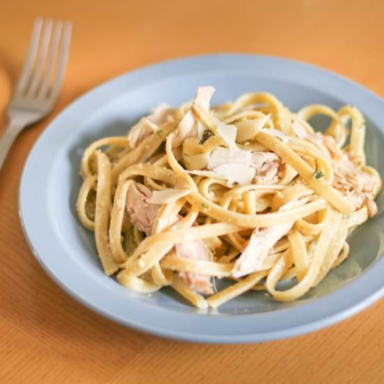 Turkey & Pesto Fettuccine