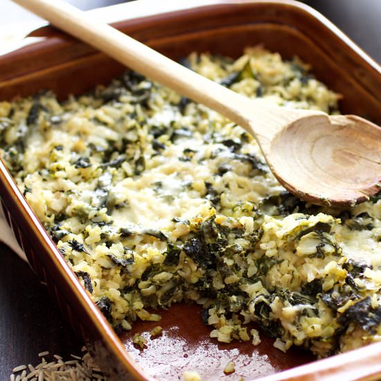 Grains and Greens Casserole