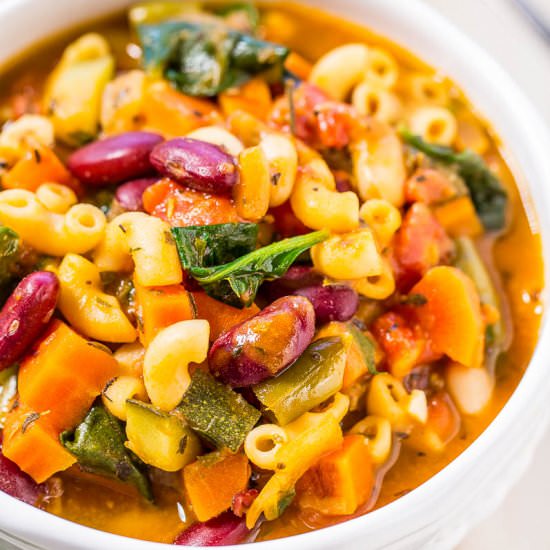 Easy 30-Minute Minestrone Soup