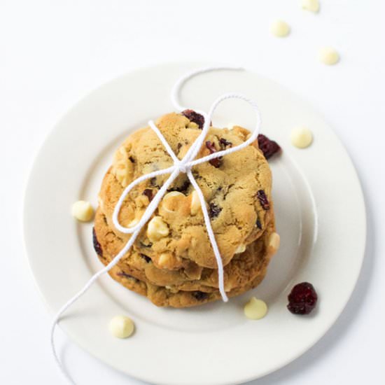 White Chocolate Cranberry Cookies