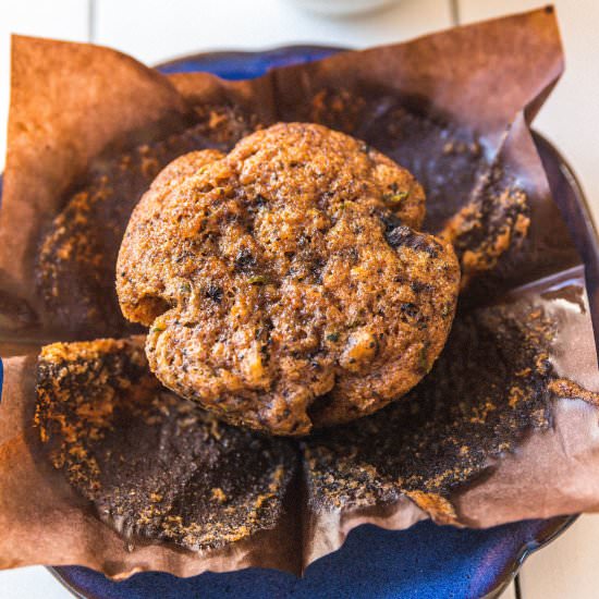 Choc Chunk, Zucchini and Poppy Seed