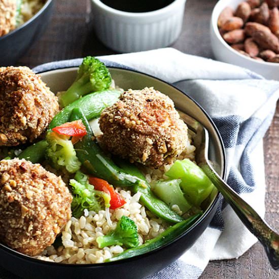 Almond Crusted Meatballs