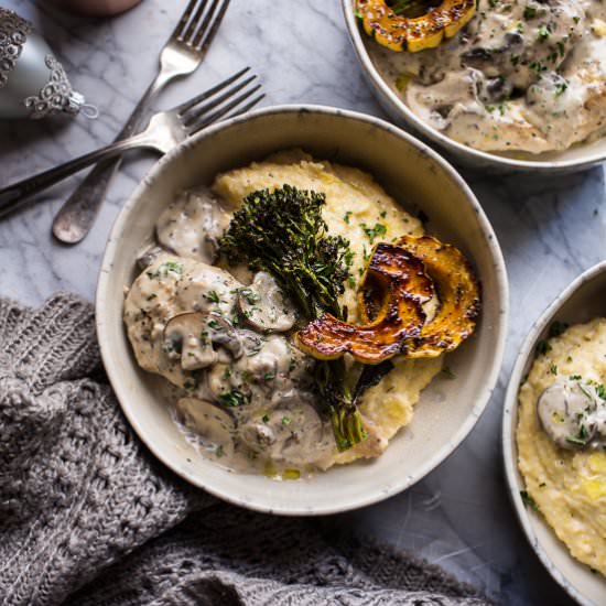 45-Minute Truffled Mushroom Chicken