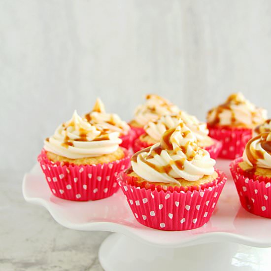 Caramel Apple Cupcakes