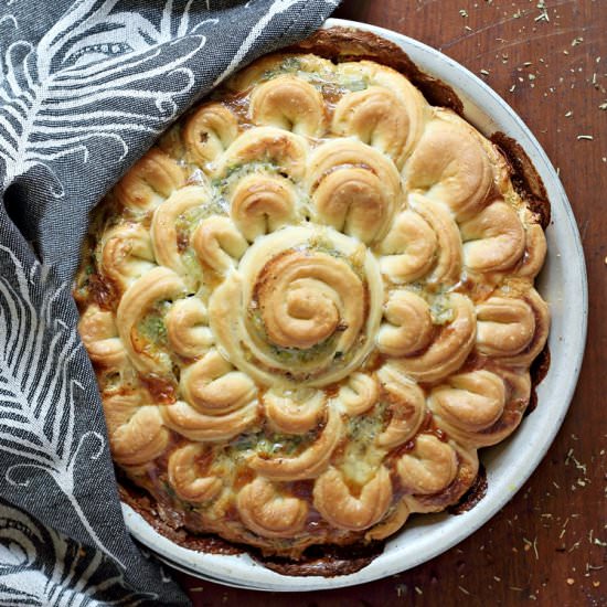 Russian Chrysanthemum Bread