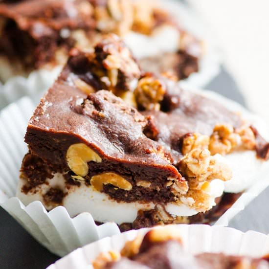 5 Ingredients Chocolate PB Bars