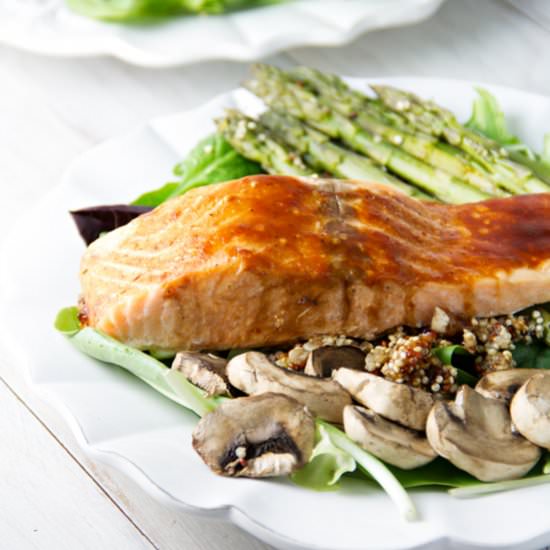 Barbecue Salmon & Quinoa