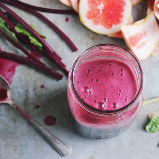 Beet Grapefruit Green Juice