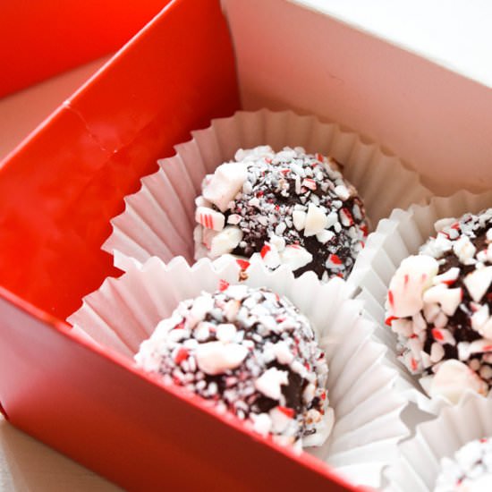 Peppermint Chocolate Truffles