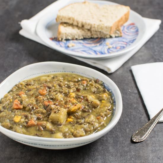 Instant Pot Lentil and Vegetable Soup
