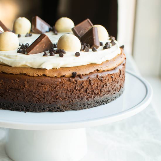 Triple Chocolate Cheesecake