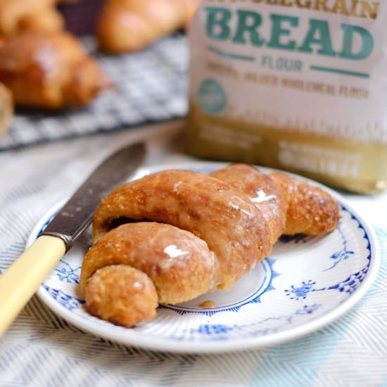 Spiced Wholegrain Croissants
