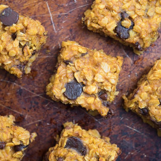 Pumpkin Chocolate Chip Bars