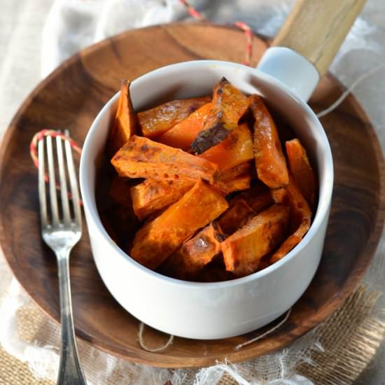 Baked sweet potato fries