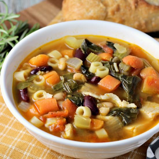 Turkey Minestrone Soup
