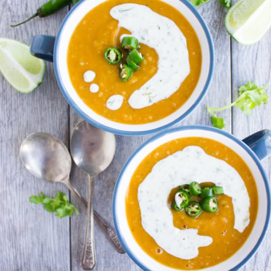 Quinoa Sweet Potato Lentil Soup