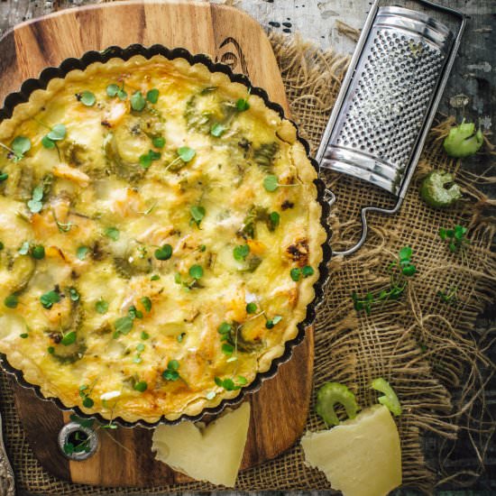 Salmon And Cheese Tart
