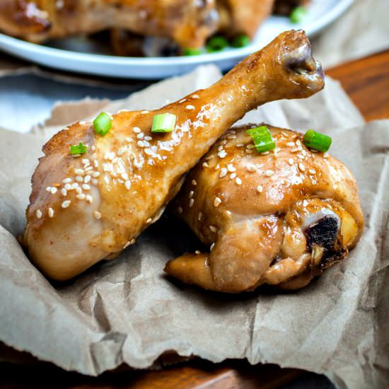 Sweet & Sticky Chicken Drumsticks