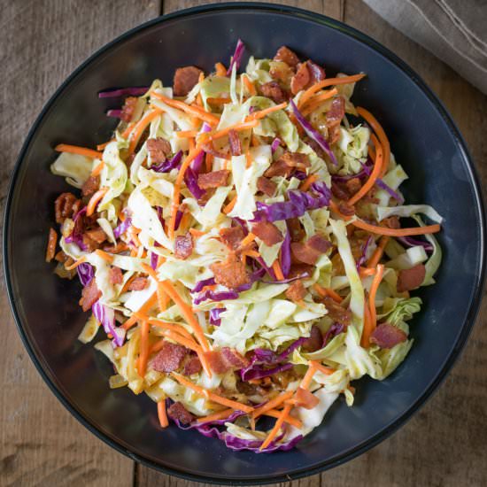 Warm Bacon Coleslaw