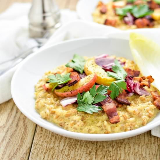 Brown Rice and Farro Risotto
