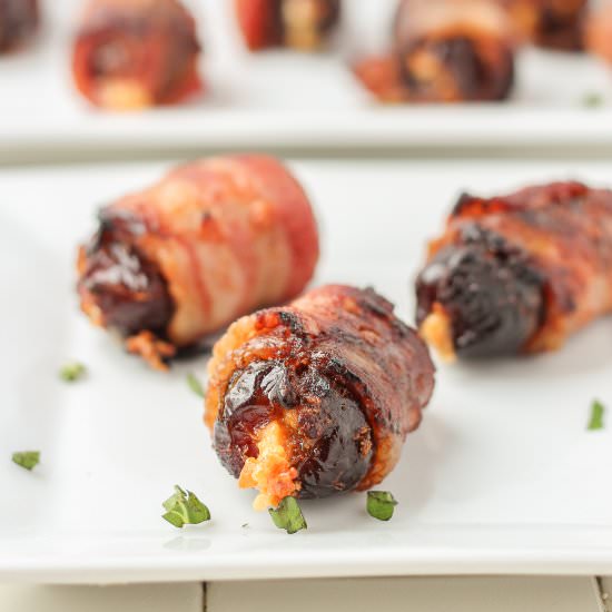 Bacon Blue Cheese Stuffed Dates